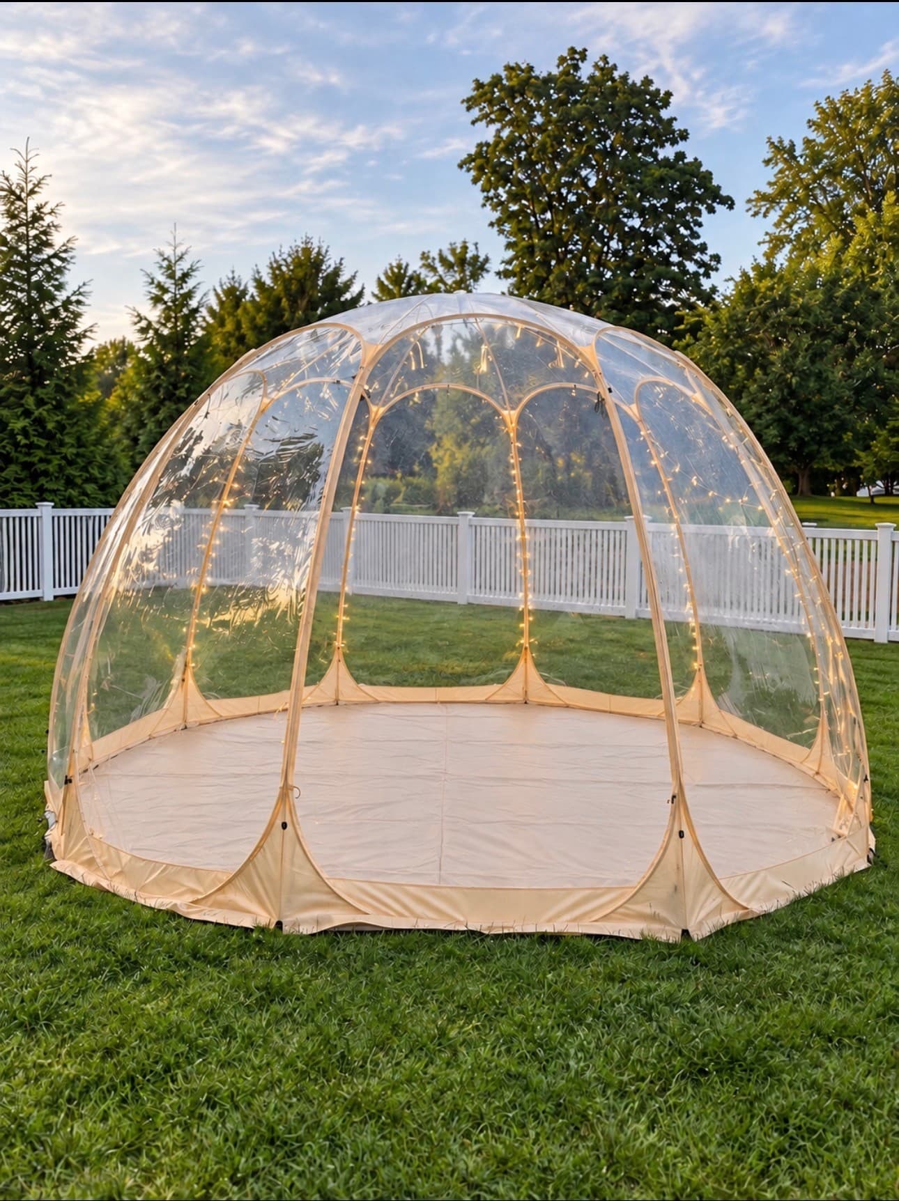 Luxe Bubble Tent Sleepover